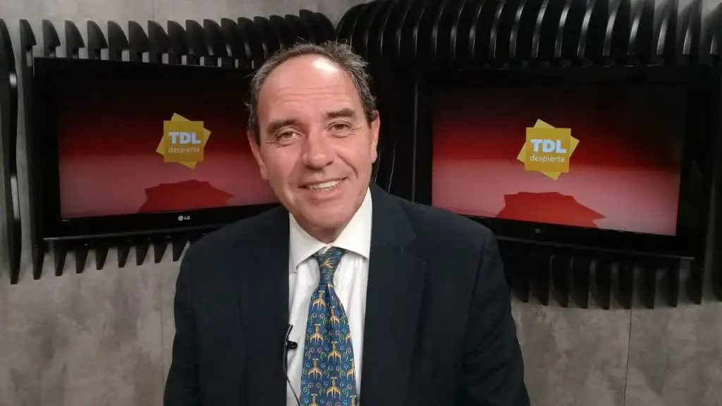 Dr Nicolas Heer en el desayuno de Tandil Despierta