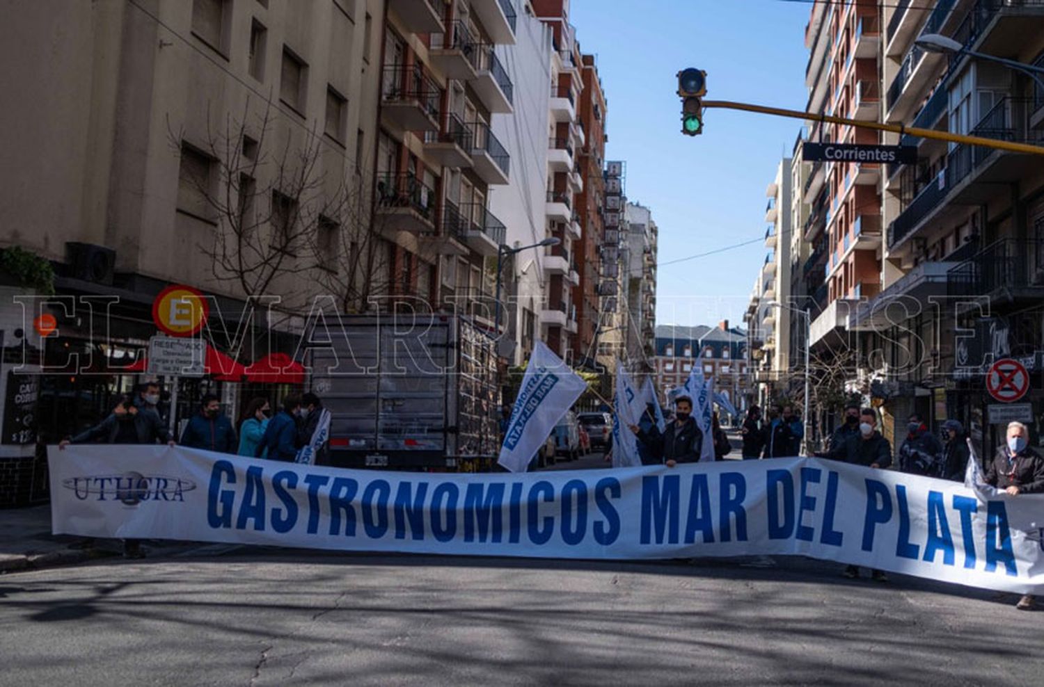 Un martes de protestas en la ciudad