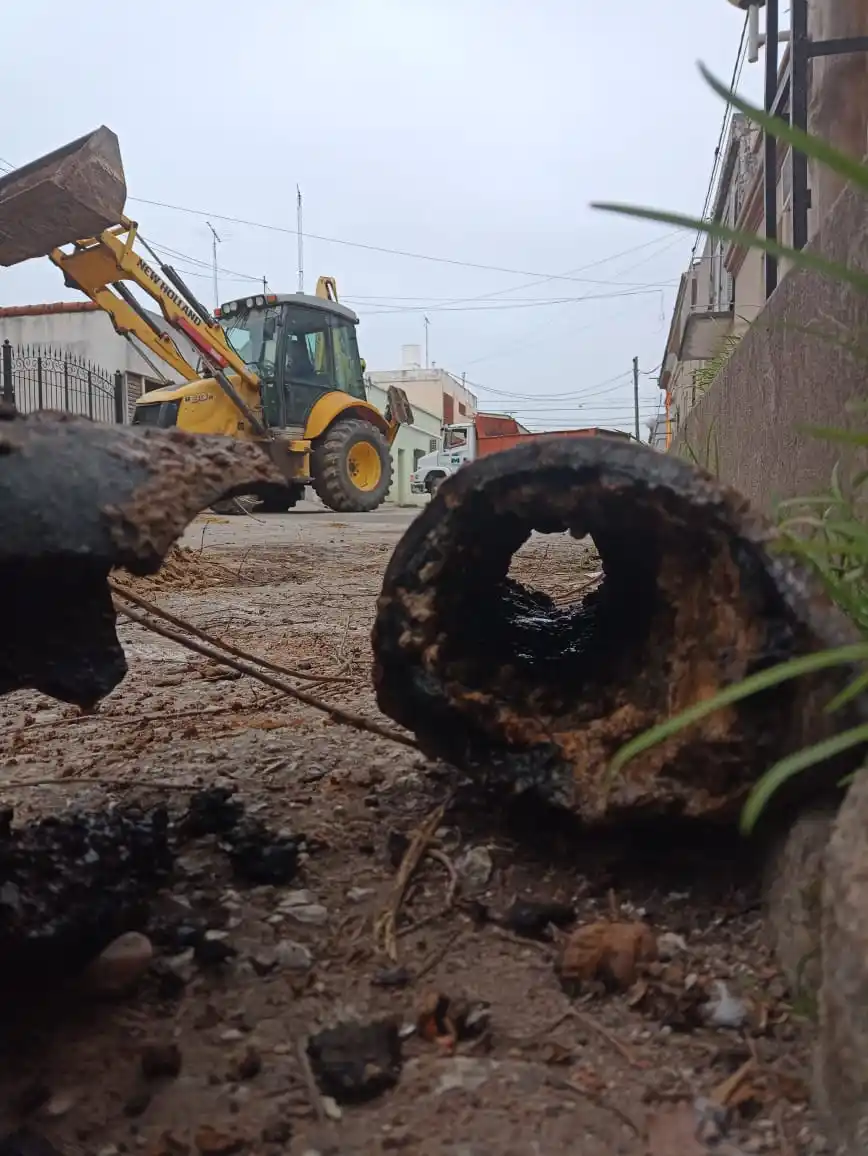 Es notable el deterioro de la red de agua potable