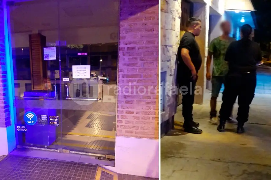 Forzó la puerta e intentó robar una heladería de Rafaela
