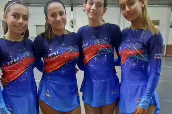 Patinadoras de Almagro participan en el Nacional C
