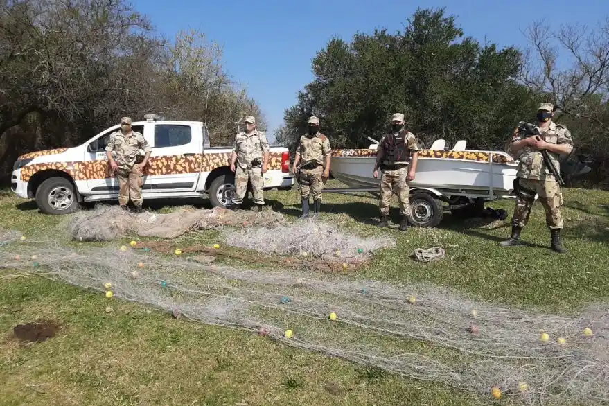 Secuestraron tramayos de pescadores en el Río Gualeguay