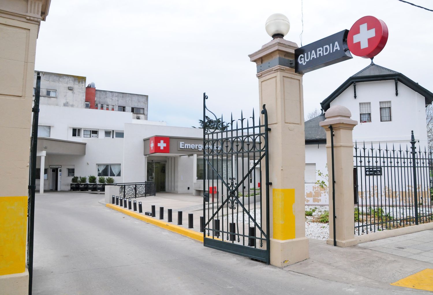 El motociclista fue trasladado al Hospital.