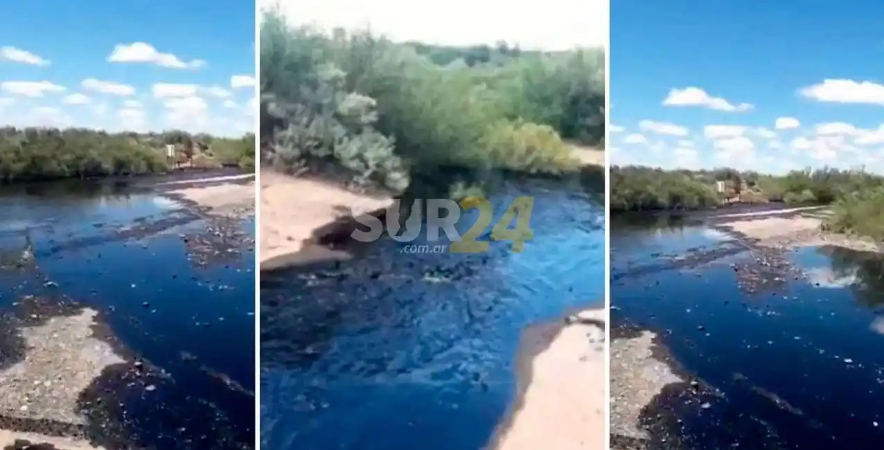 Importante derrame de petróleo en Río Negro