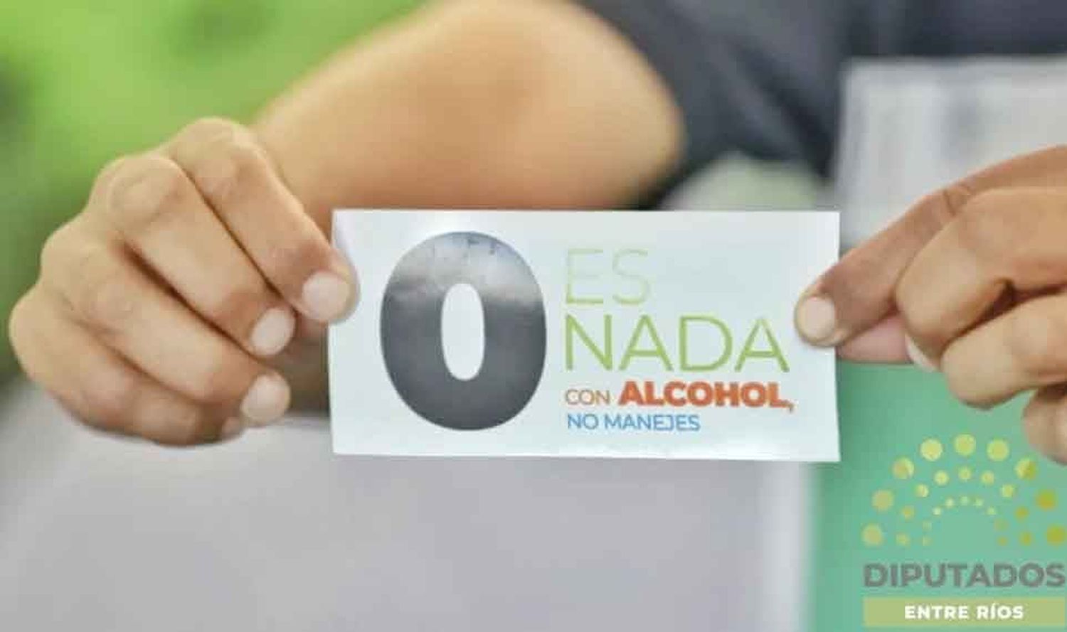 La Cámara de diputados llevó el mensaje de “Alcohol Cero” al TC