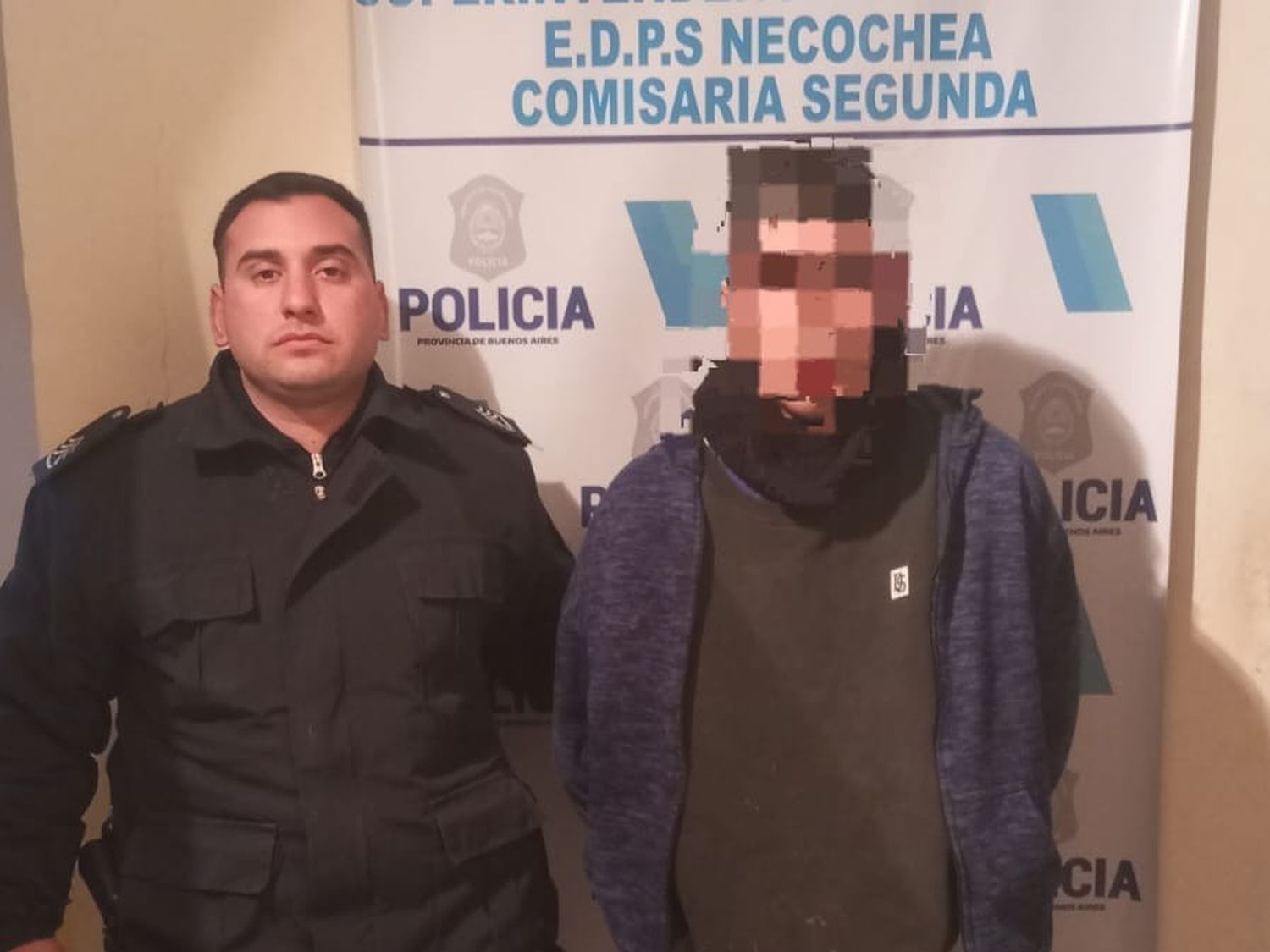 Padre e hijo aprehendidos tras un allanamiento en Quequén