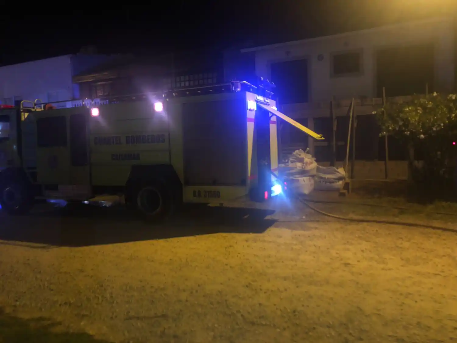 Incendio en una casa del barrio Caisamar