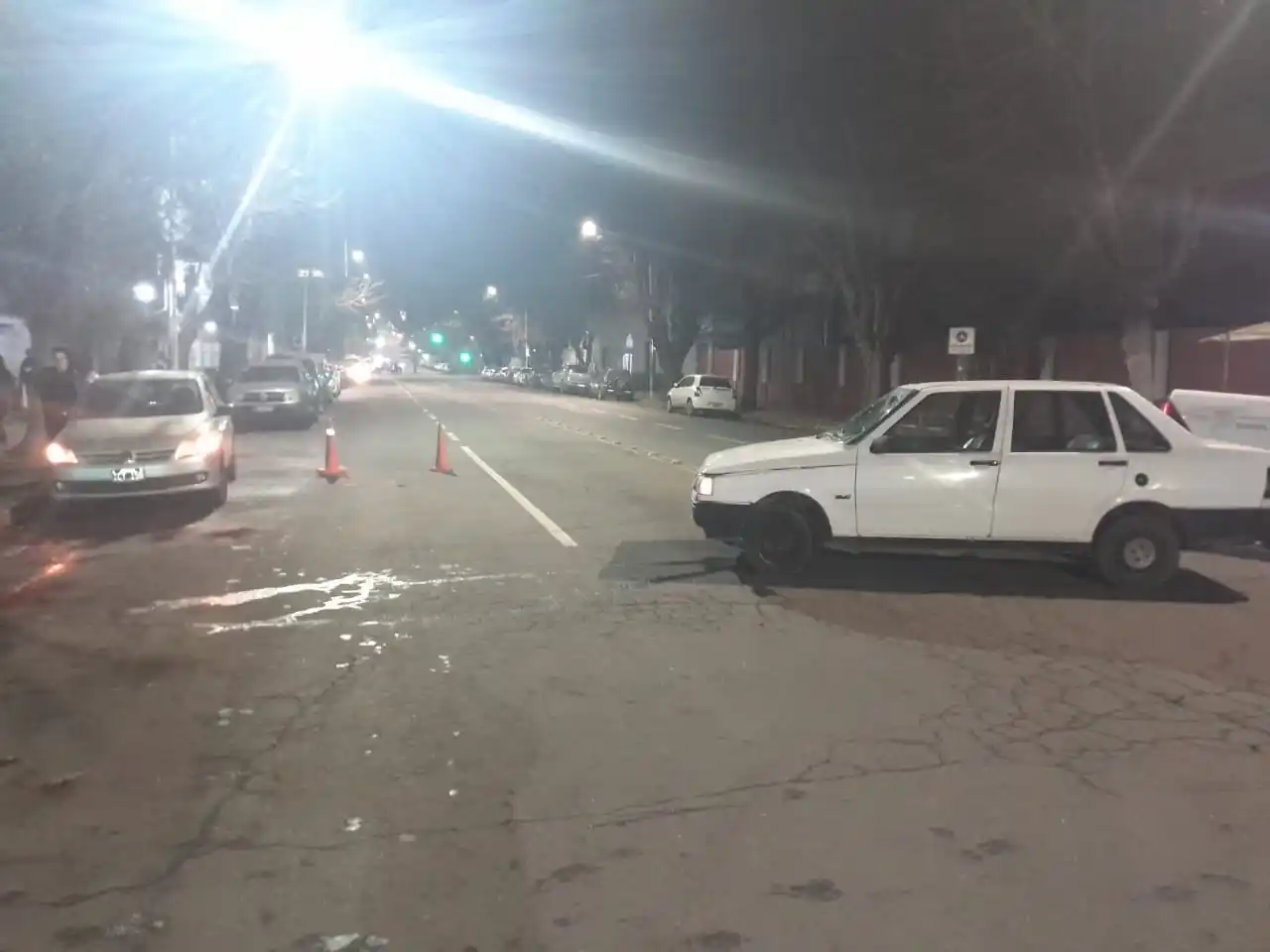 Un peatón debió ser hospitalizado.