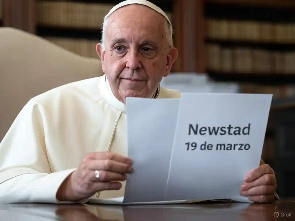 Santoral. Francisco, leyendo el Santoral del 19 de marzo.