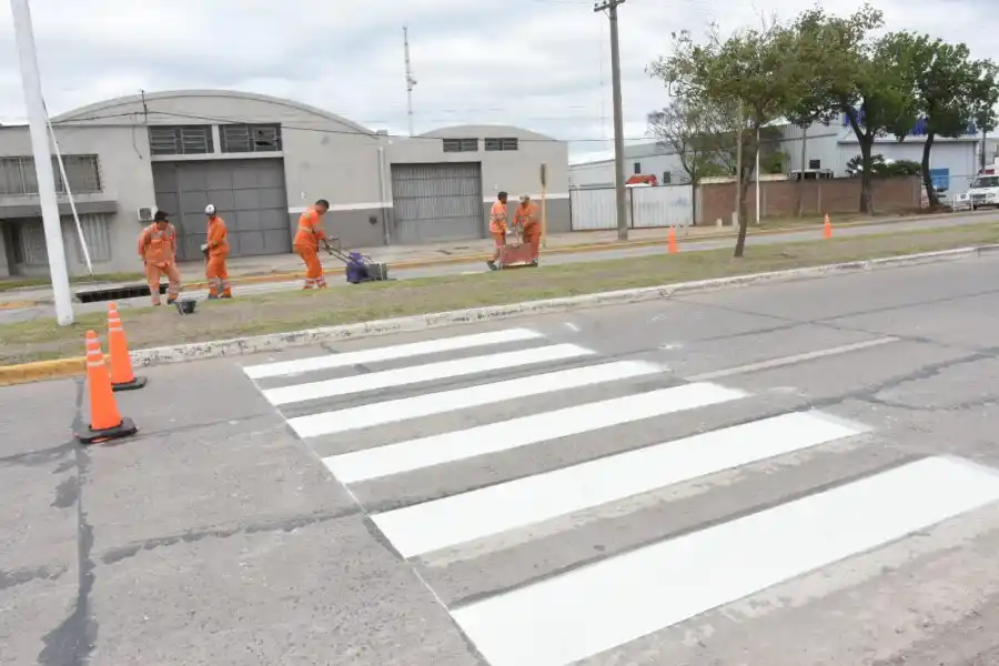 Mantenimiento de señalización horizontal