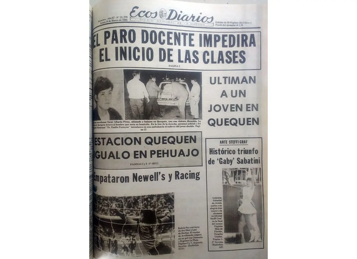 Lunes 14 de Marzo de 1988