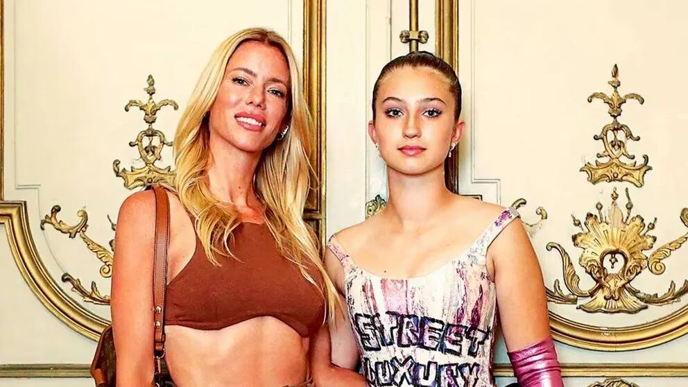 Nicole Neumann y su hija Indiana