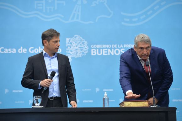 Juró el ministro de Transporte bonaerense, Jorge D'Onofrio