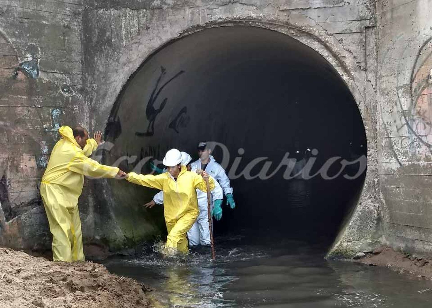 El caño pluvial no tiene conexiones clandestinas