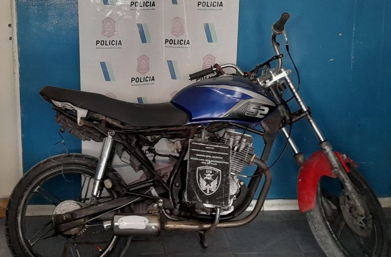 Recuperaron una moto que había sido robada en 2017