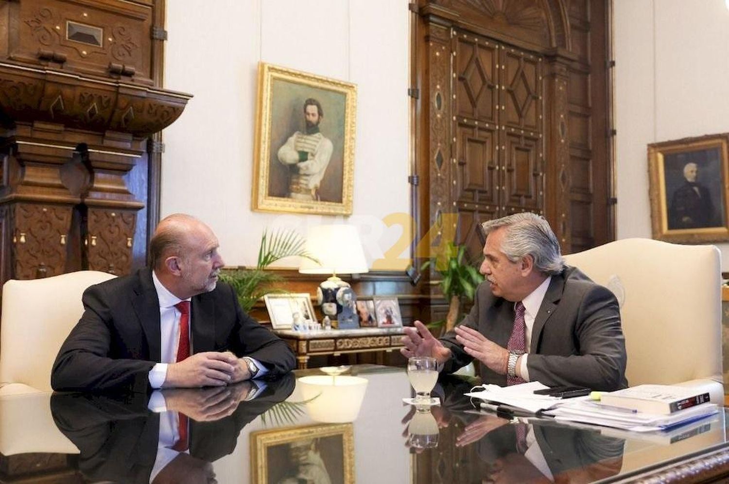 Perotti le planteó al Presidente la necesidad de un programa de incentivo para la siembra de trigo