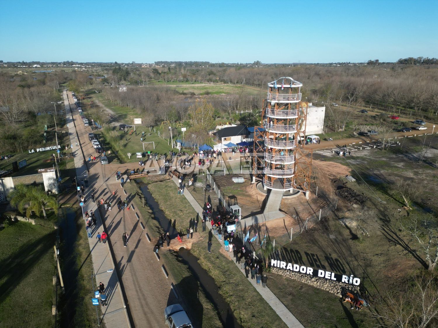 Se inauguró el nuevo Paseo de la Península en la ciudad y el principal atractivo fue el Mirador del Río