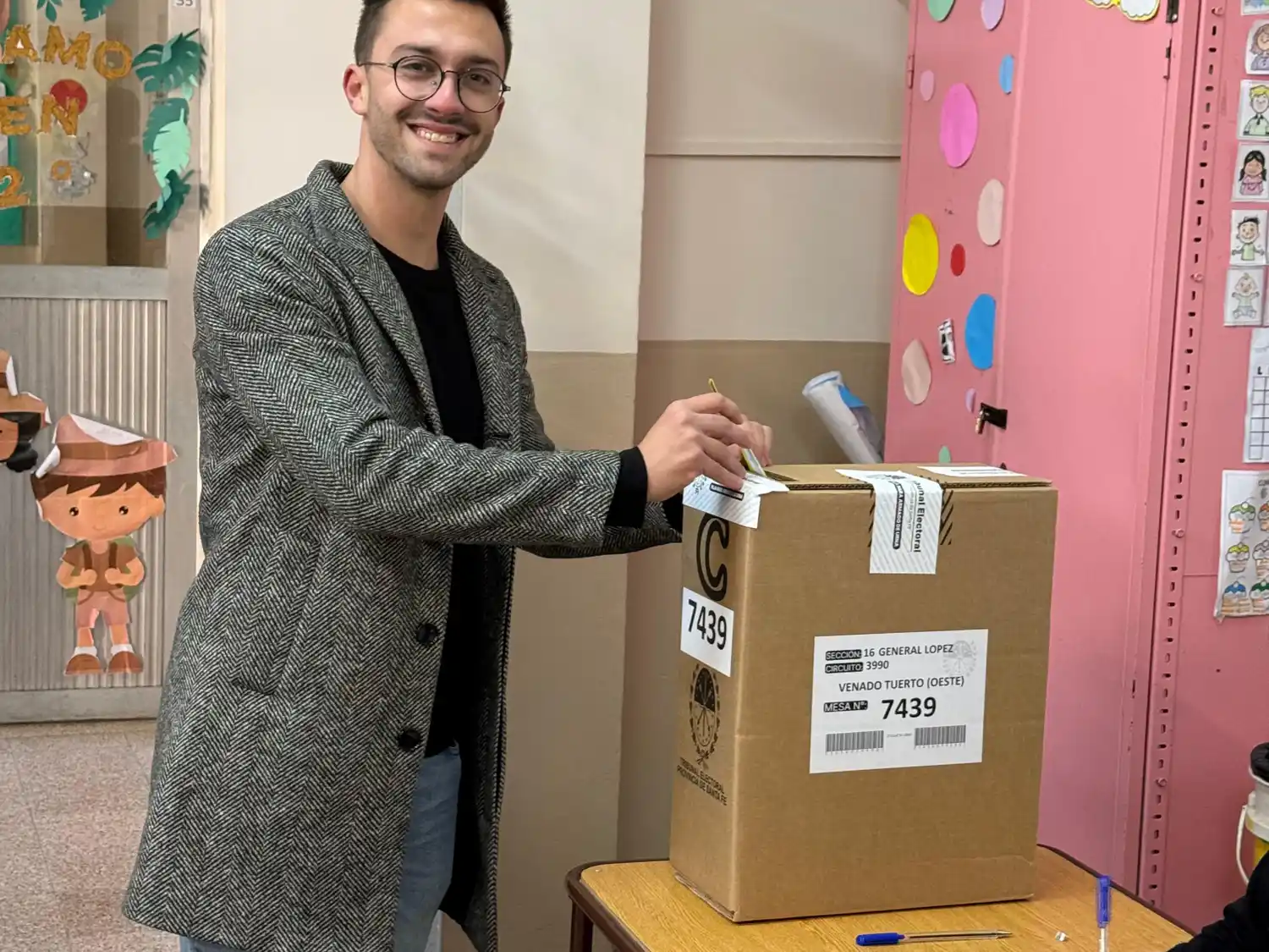 El candidato a la reelección por Ciudad Futura, Bruno Taddia. Foto: Sur24