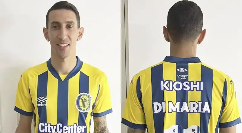 Ángel Di María regresa a Rosario Central y emociona al pueblo canalla