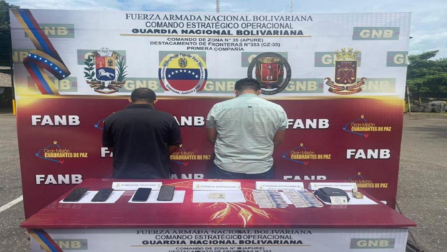 MIEMBROS DEL ELN son capturados tras cometer un secuestro en Apure