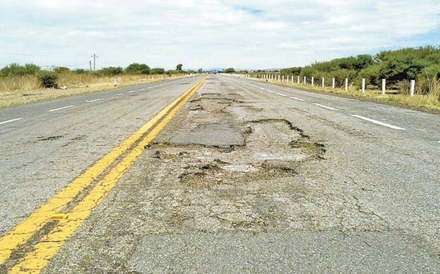 Complicaciones por el estado de la Ruta 188