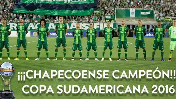 Es oficial: Chapecoense fue proclamado campeón de la Copa Sudamericana
