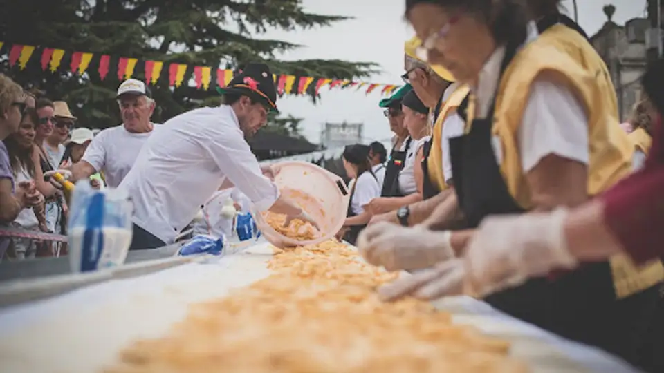 Preparación del strudel en Coronel Suárez