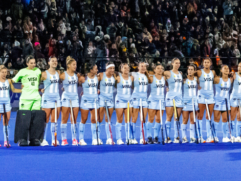 Desde las 11:30 Las Leonas enfrentan a Paraguay.Foto:CAH