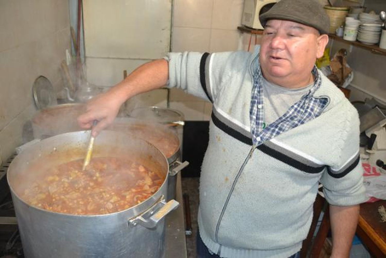 En Libertad los locros del
25 de Mayo son una tradición