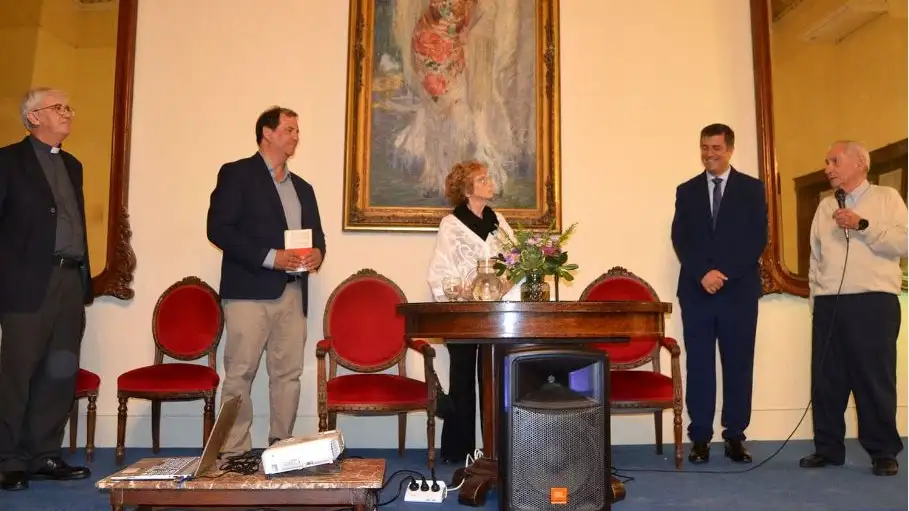 Gervasio Pérez Zurdo y Jorge Susini (a la derecha) junto a los disertantes.