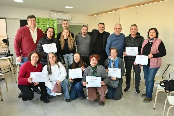 Chascomús entregó certificados del programa de fortalecimiento de unidades productivas
