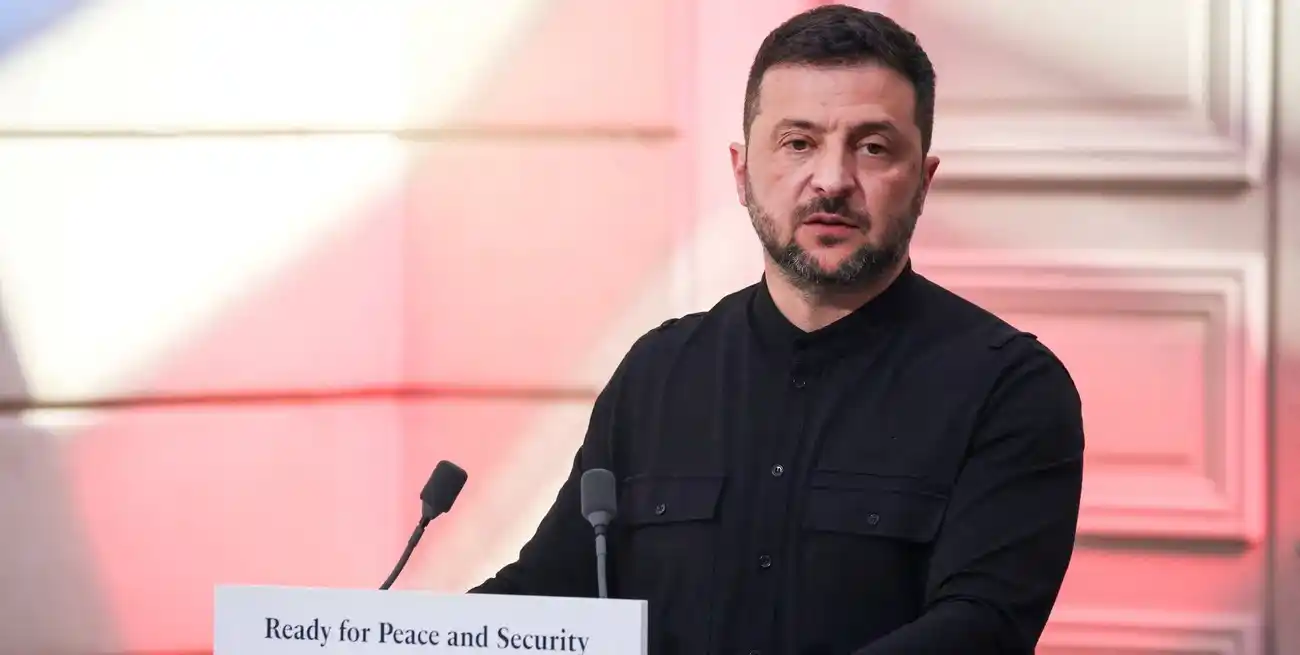 Volodymyr Zelensky. Crédito: LUDOVIC MARIN/Pool via REUTERS