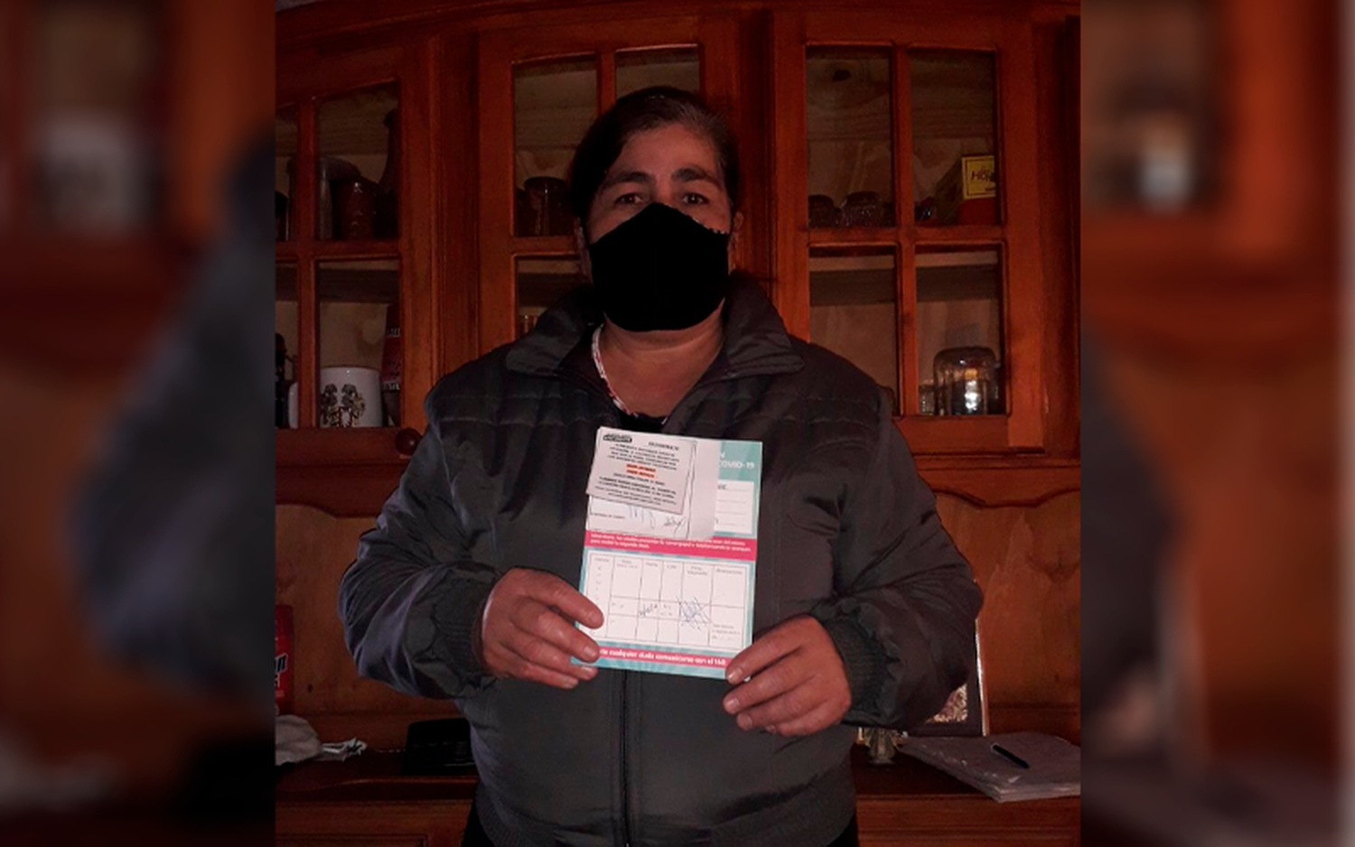 Griselda Antivero recibió su primera dosis