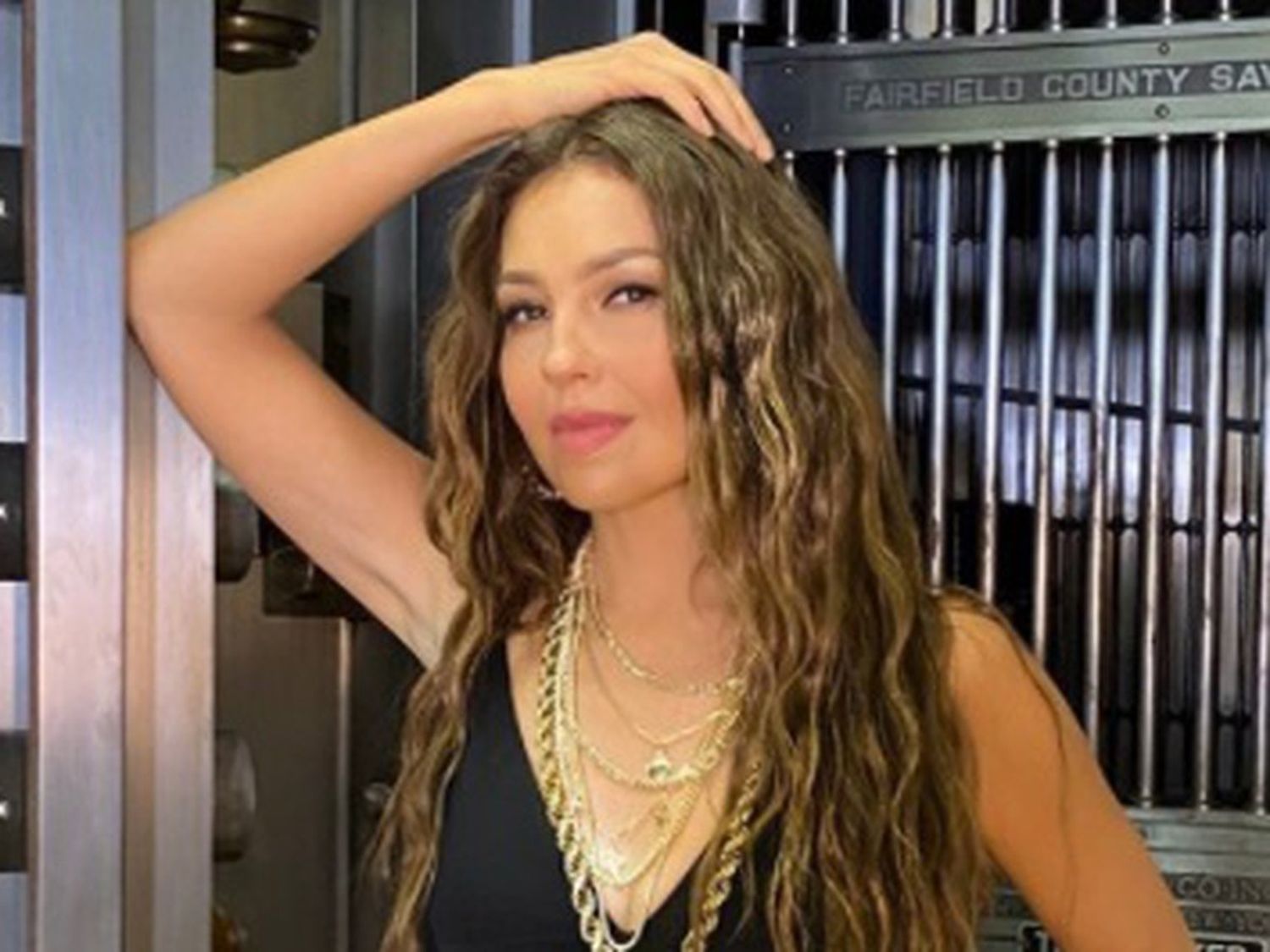 Thalía celebró sus 49 años con unas fotos en lencería