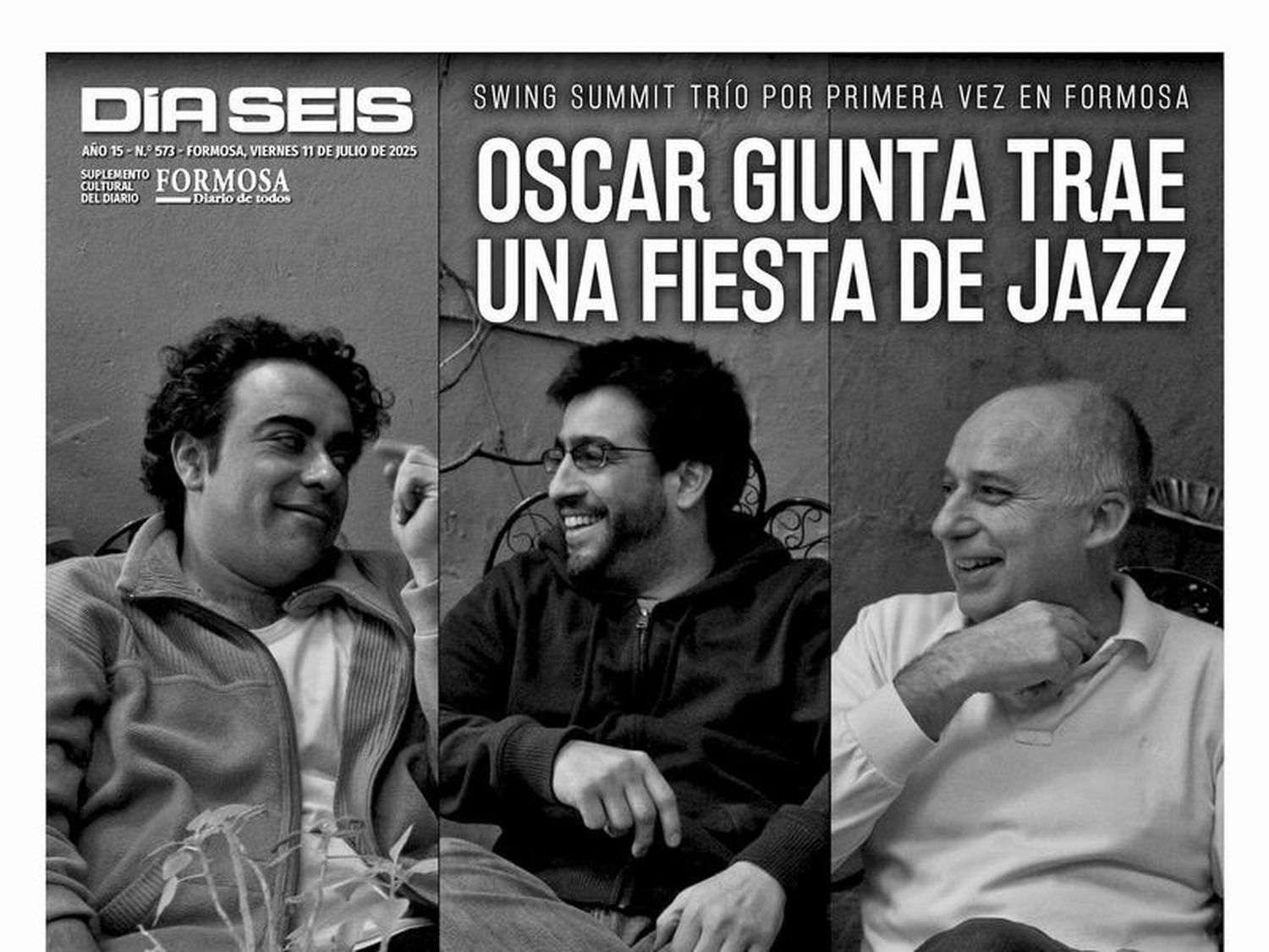 Swing Summit Trío: La cima del Jazz llega a Formosa con Oscar Giunta