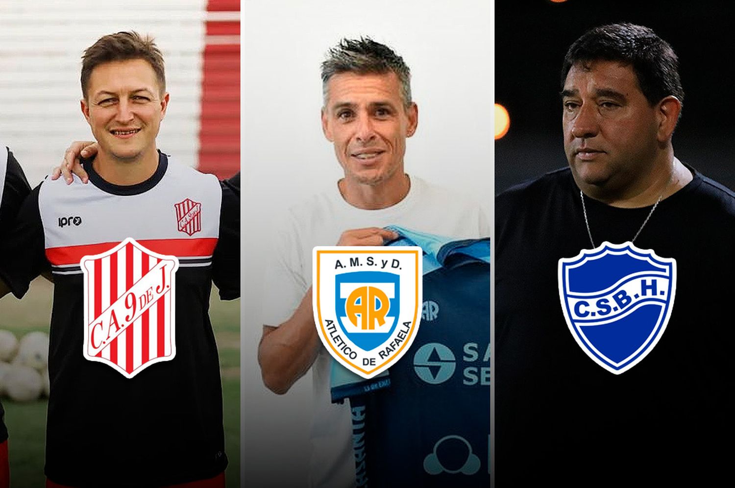 ¡Atentos hinchas!: se confirmaron los cruces de Atlético Rafaela, Sportivo Ben Hur y 9 de Julio