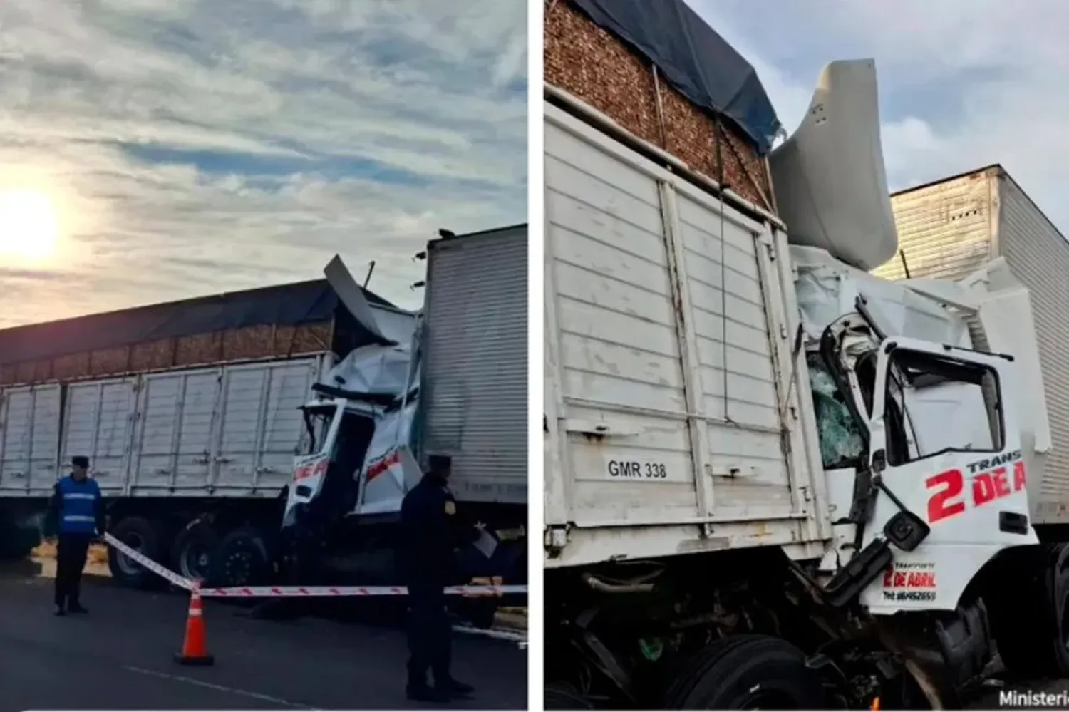 Tragedia en la Autovía Artigas: un camionero falleció tras violento choque en Colón