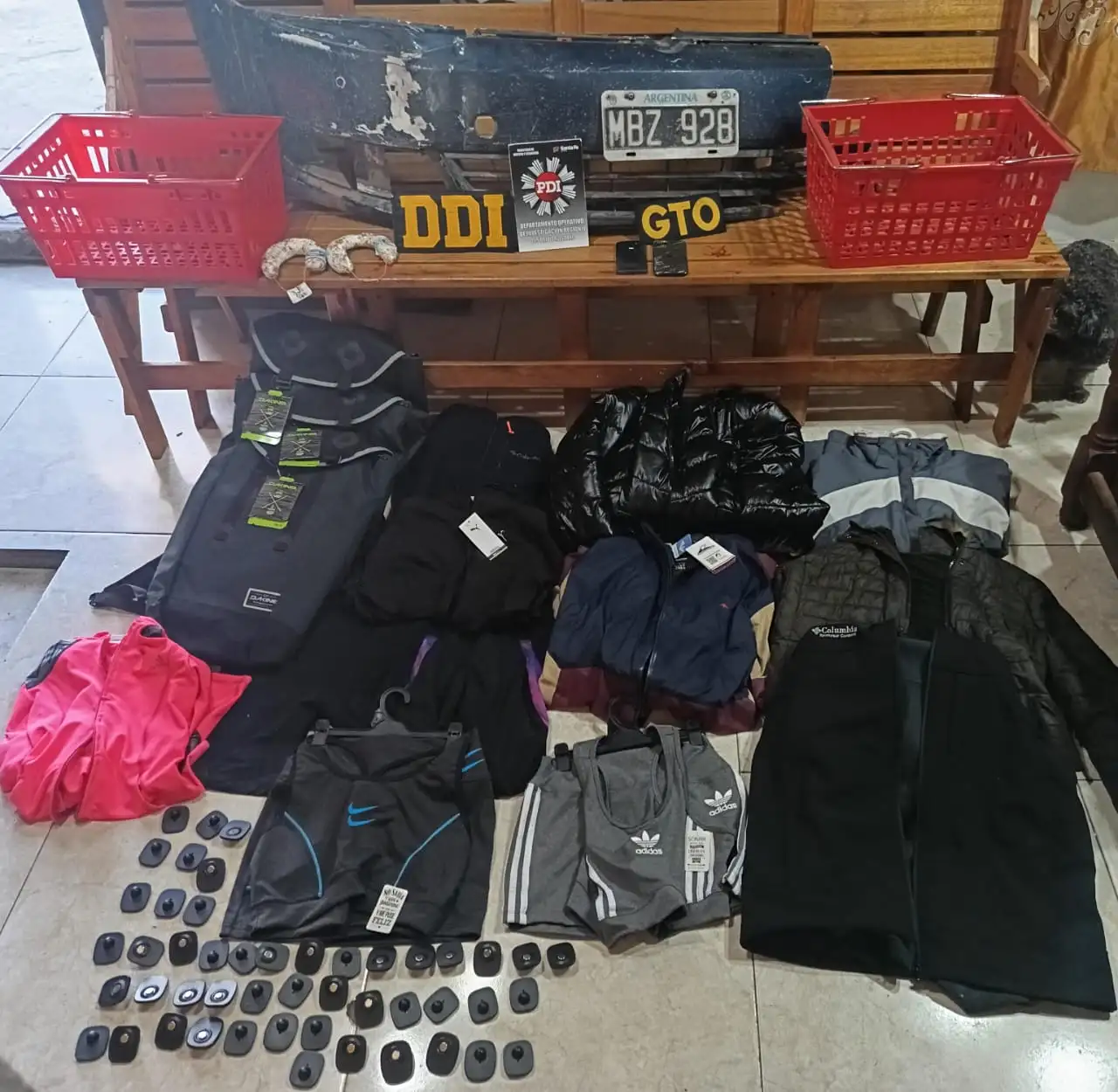 elementos secuestrados rosario allanamiento mecheros