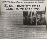 ¿Cómo y cuándo se inauguró la Clínica Chacabuco?