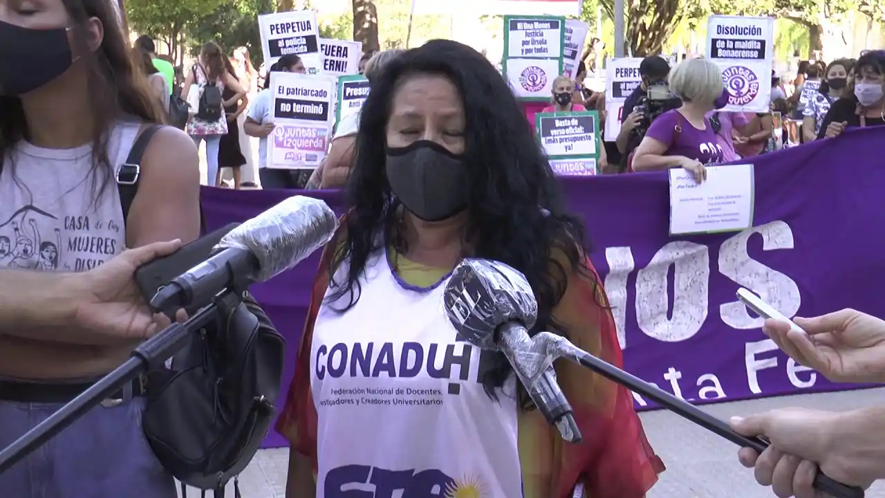 #niunamenos: marcha en Santa Fe por el femicidio de Úrsula Bahillo