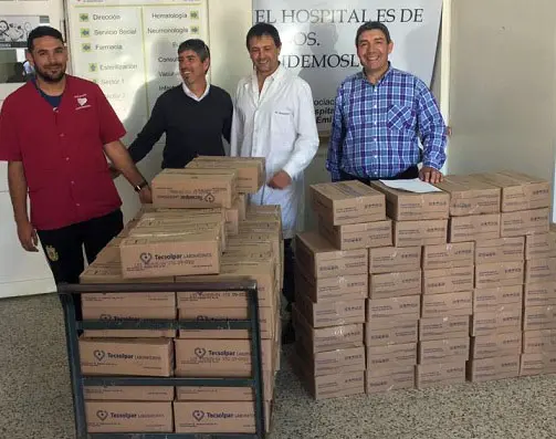 “Ayudando a Crecer” donó 1500 sueros para los hospitales