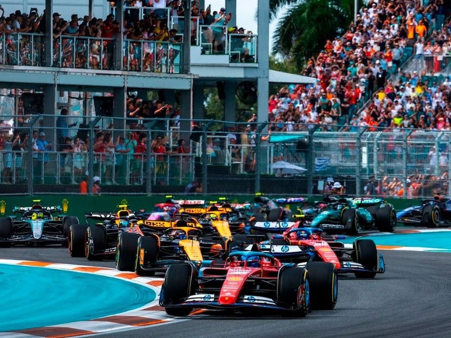 Con Franco Colapinto en el simulador, comienza la actividad del Gran Premio de Miami de F1