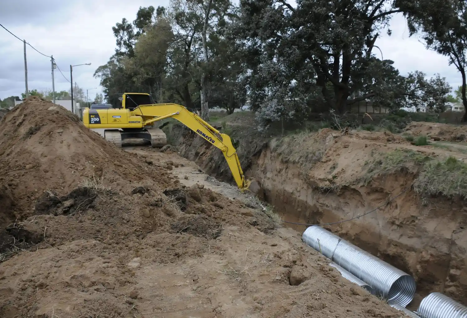 Con el proyecto se busca evitar el anegamiento de la zona ante las precipitaciones de gran magnitud que se vienen originando.