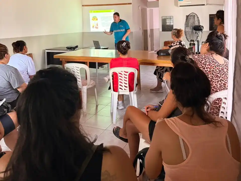 Capacitación en barrio Rivadavia.