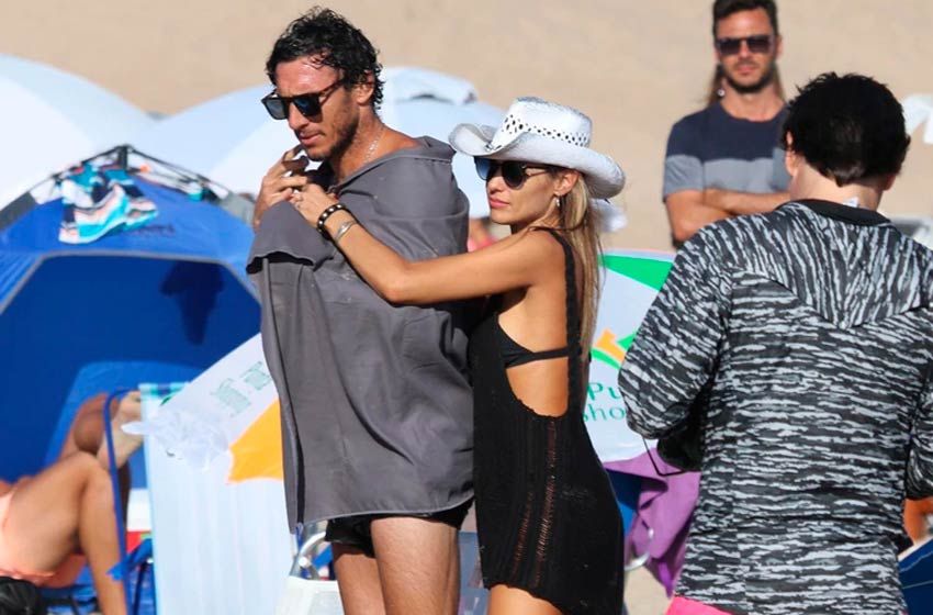 Tras la reconciliación Pampita y Pico Mónaco disfrutan juntos de las playas de Punta del Este