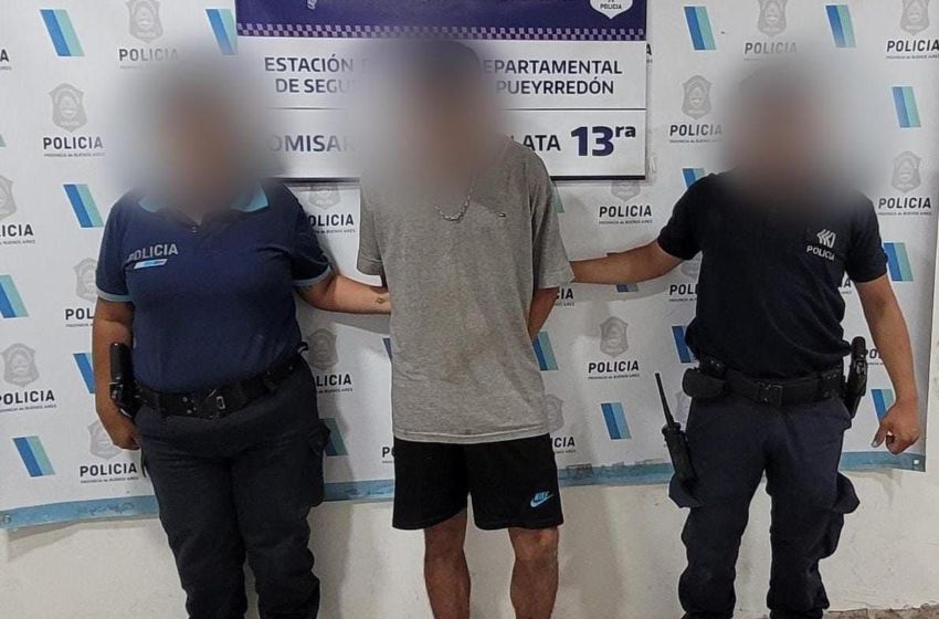 Lo atraparon en pleno robo de una casa deshabitada