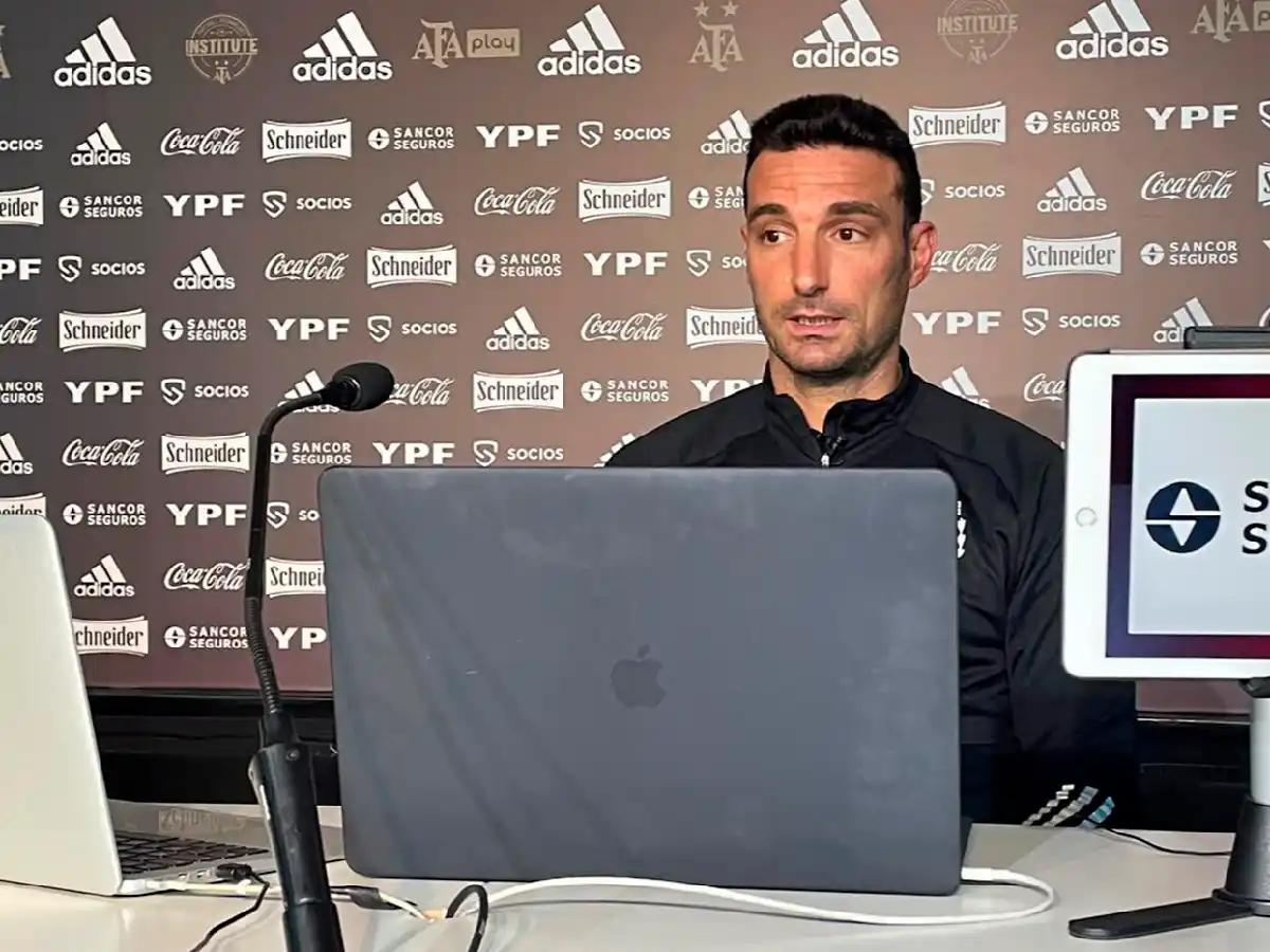 Scaloni confirmó el equipo para enfrentar a Chile