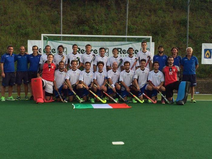 El plantel italiano que está disputando la World League. 