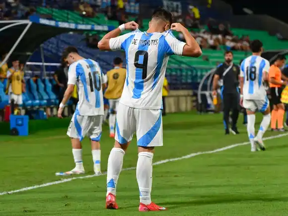 Thomas de Martis le dio la clasificación a Argentina Sub17 al Mundial de Qatar