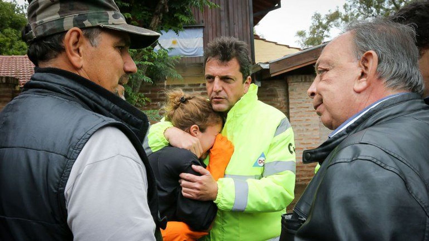 Massa: "En la década ganada, llueve y sopla el viento y se inundan 50 municipios"